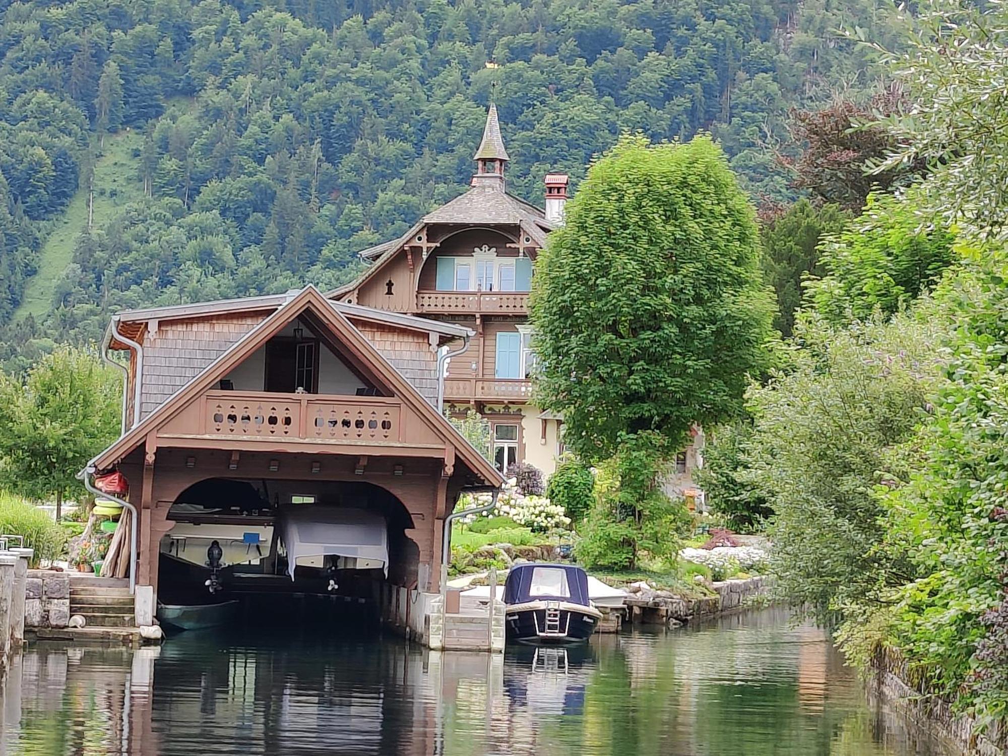 Wohnen Am See Villa Schroetter Direkt Am Traunsee Rindbach Exterior foto